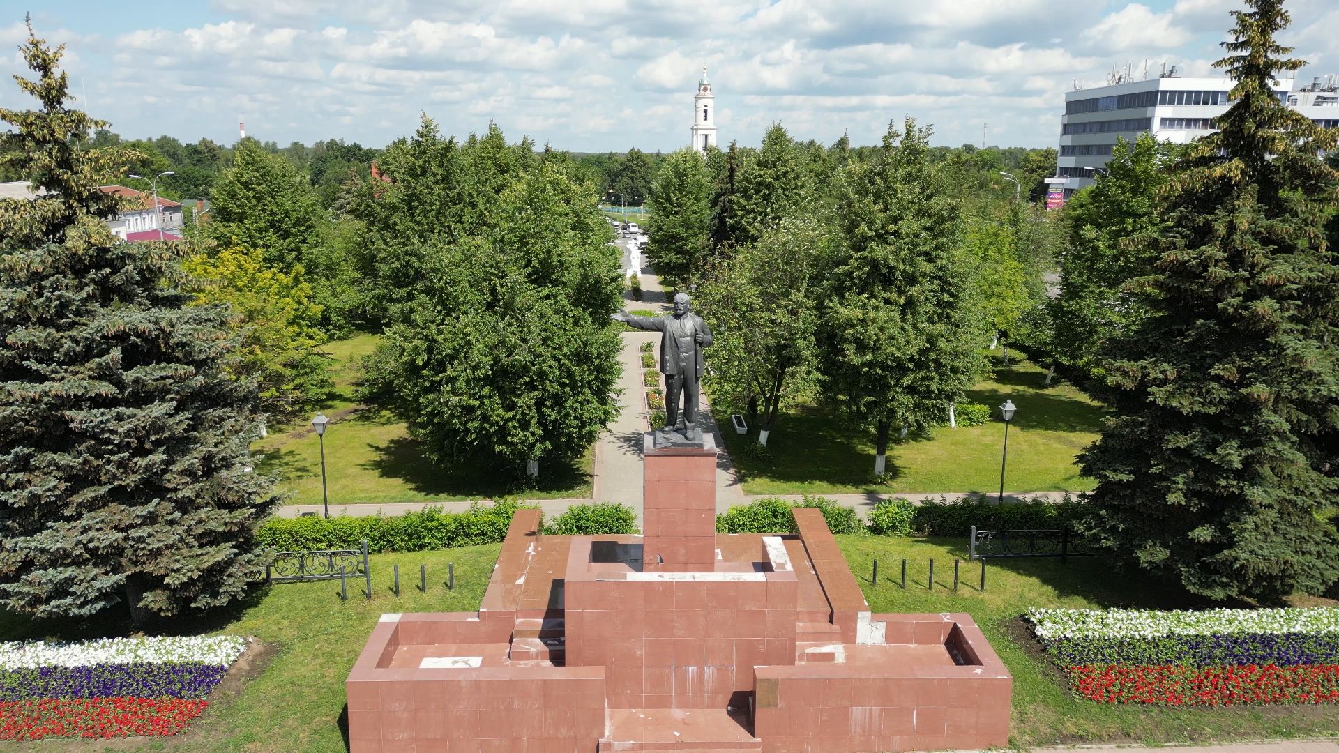 площадь, павловский посад,видео с коптера,