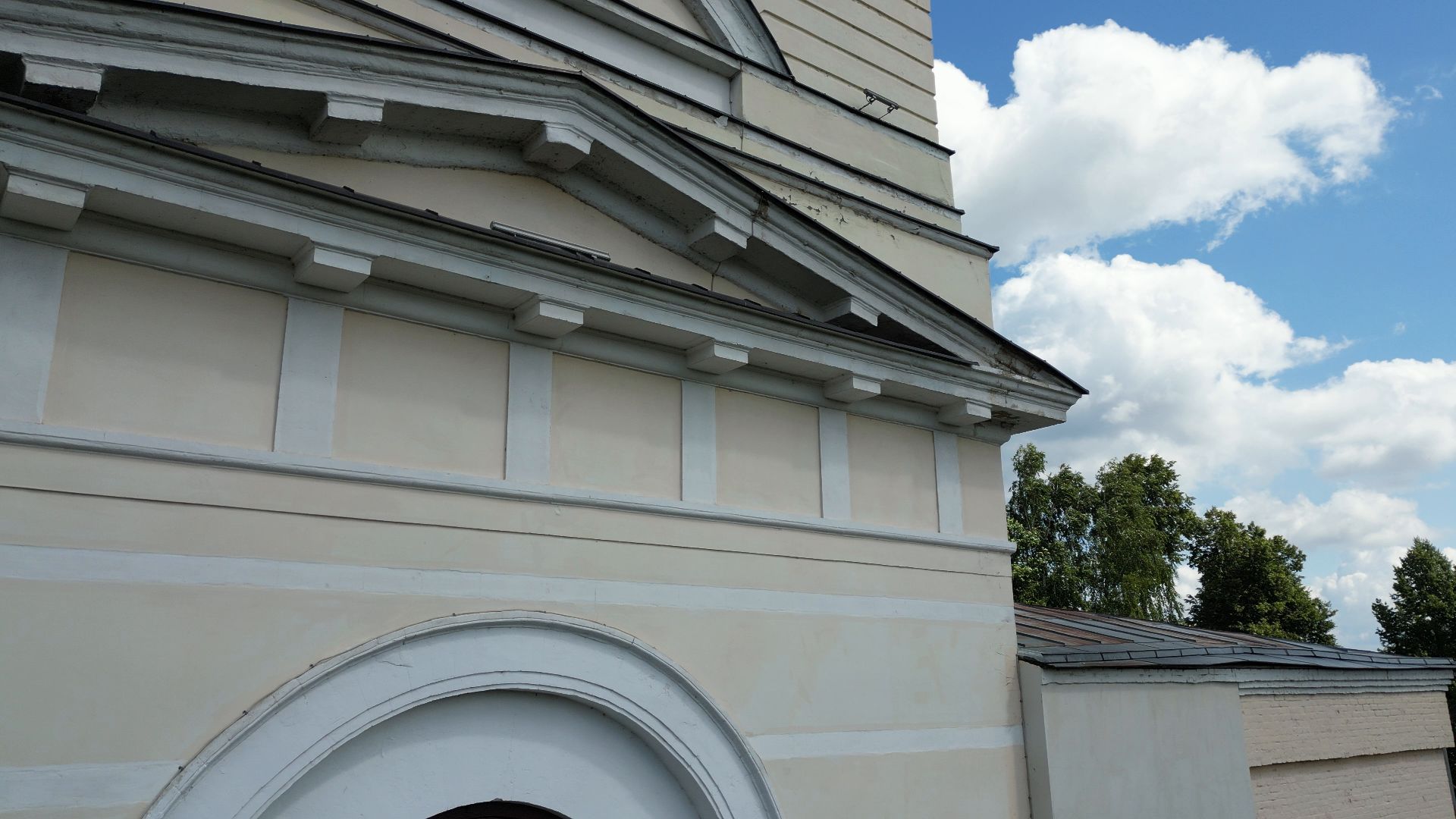 павловский посад, церковь, князь,видео с коптера,