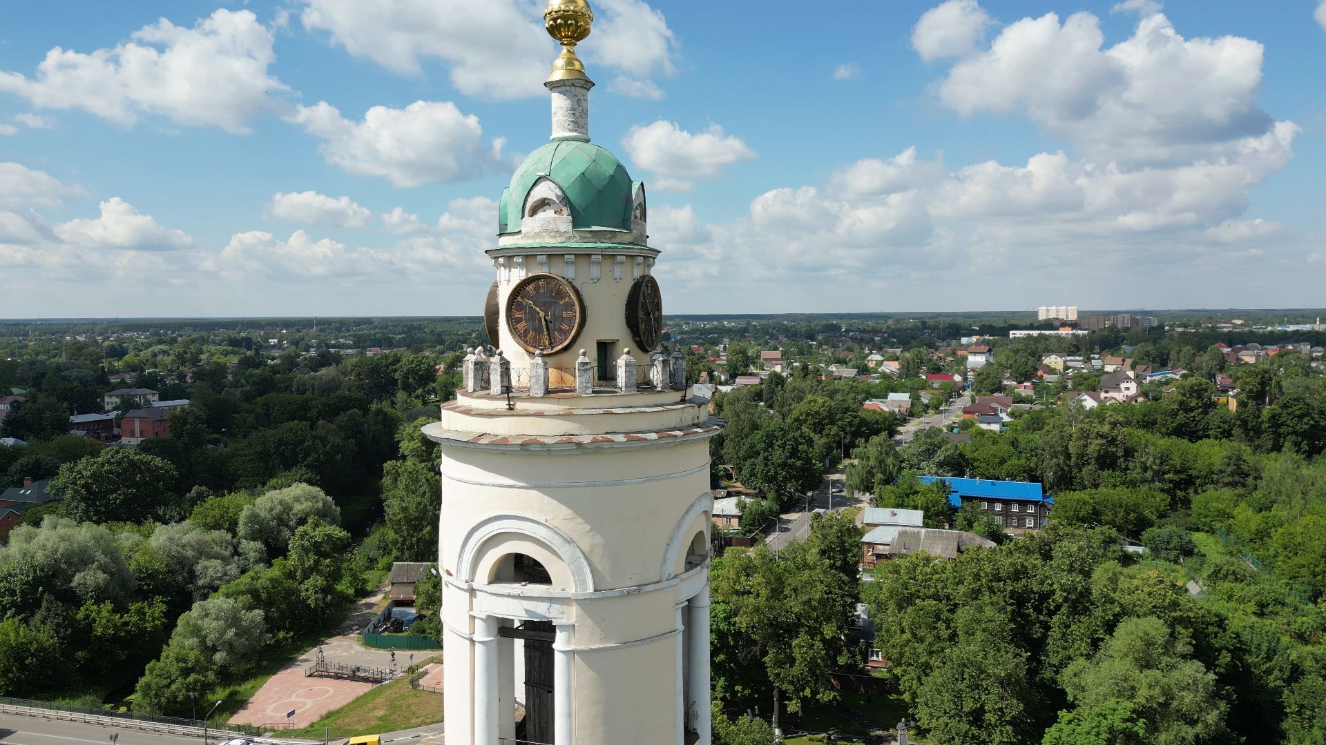 павловский посад, церковь, князь,видео с коптера,