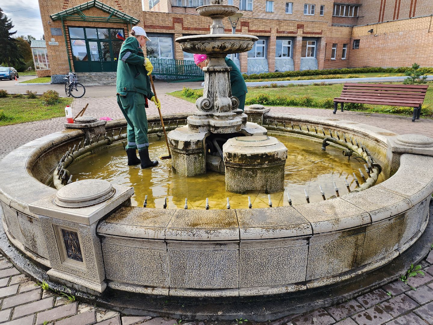 подмосковье, фонтан, благоуйстройство, серебристый пруд,