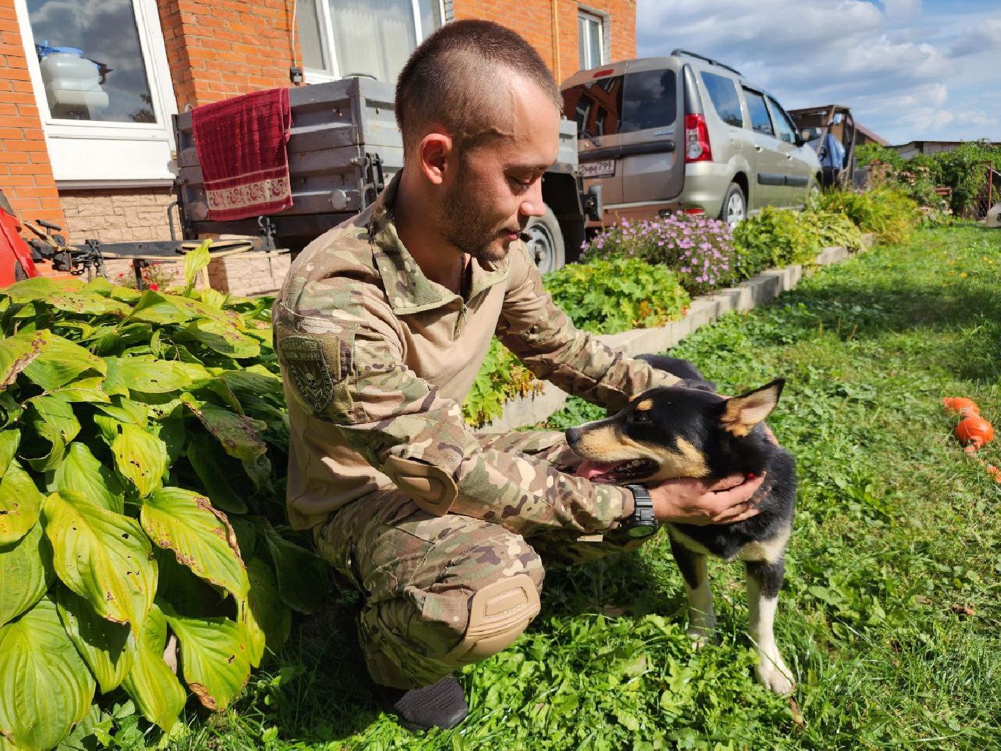 Серебряные Пруды, СВО, собака, собаки, военнослужащие, подмосковье, животные, защитники родины,
