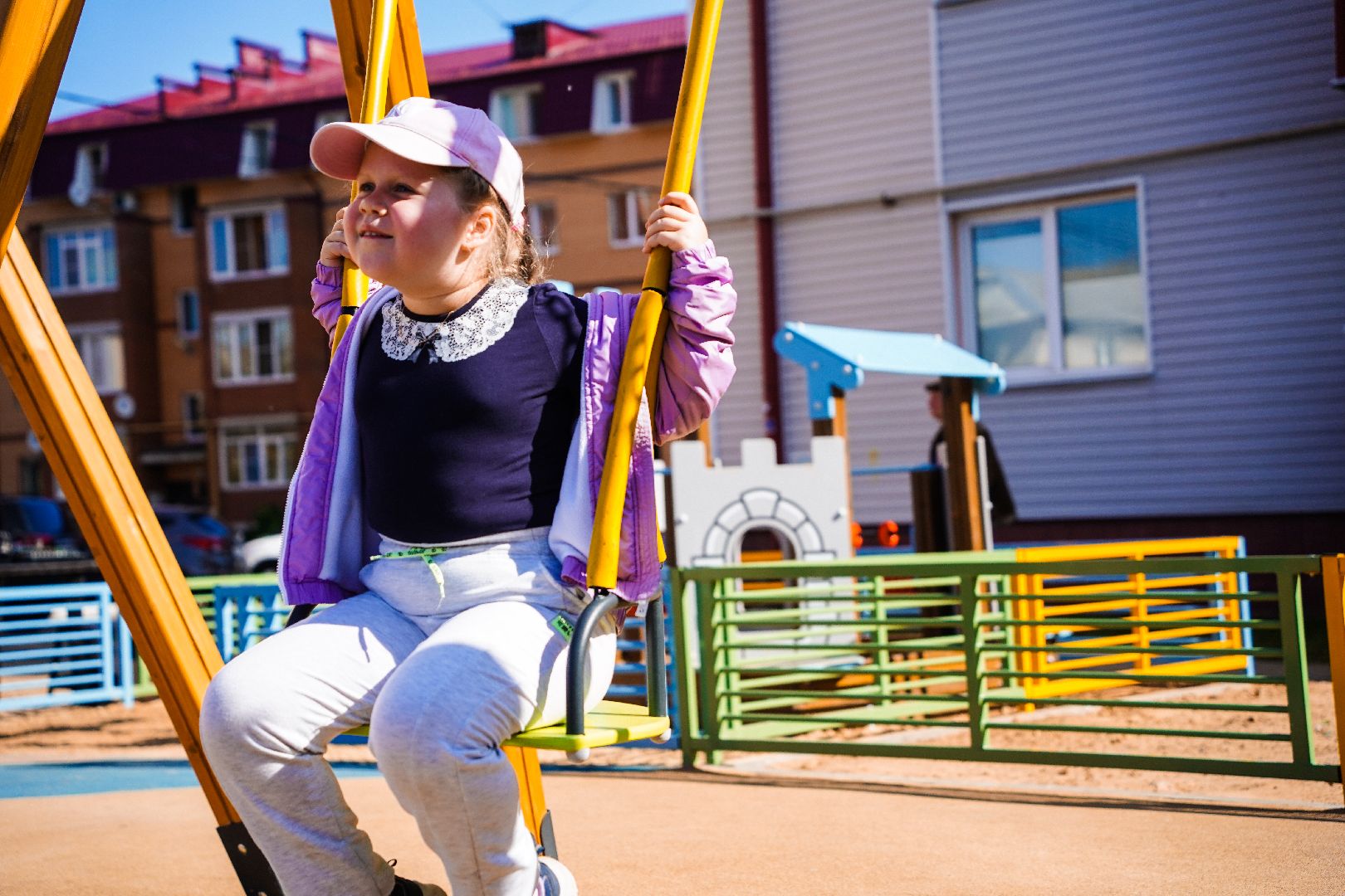 Шатура, дети, площадки, игры, качели