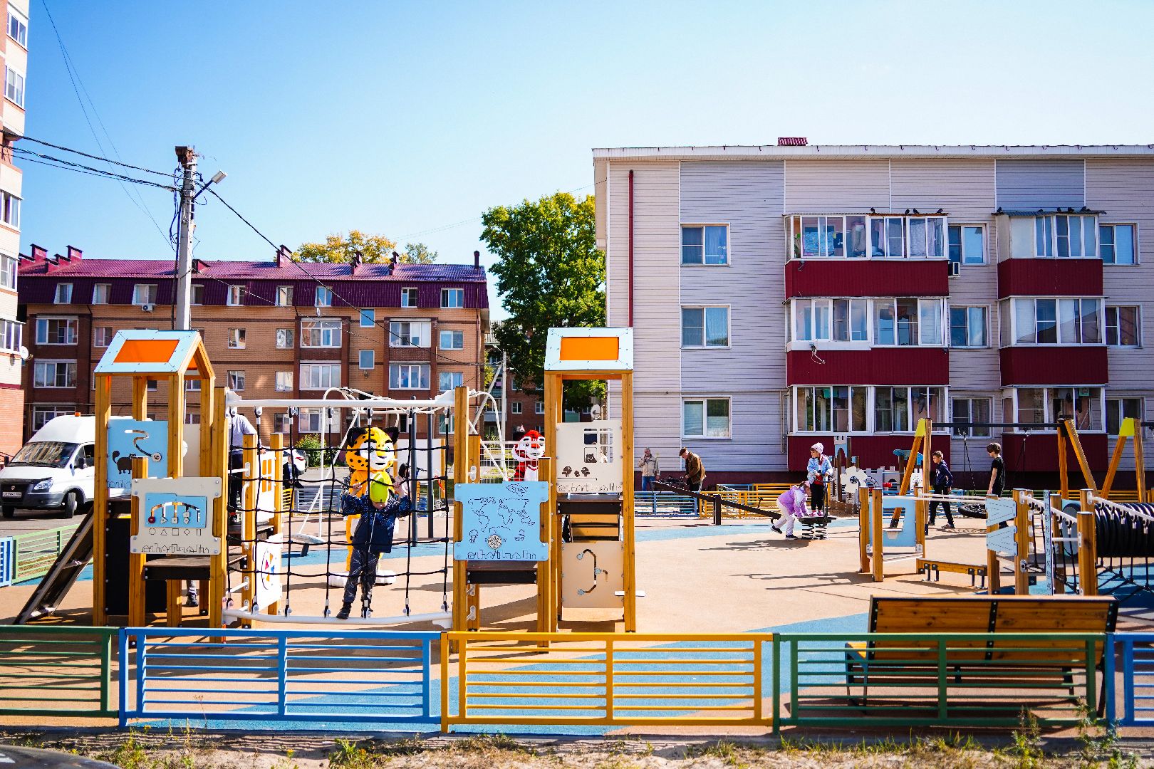 Шатура, дети, площадки, игры, качели