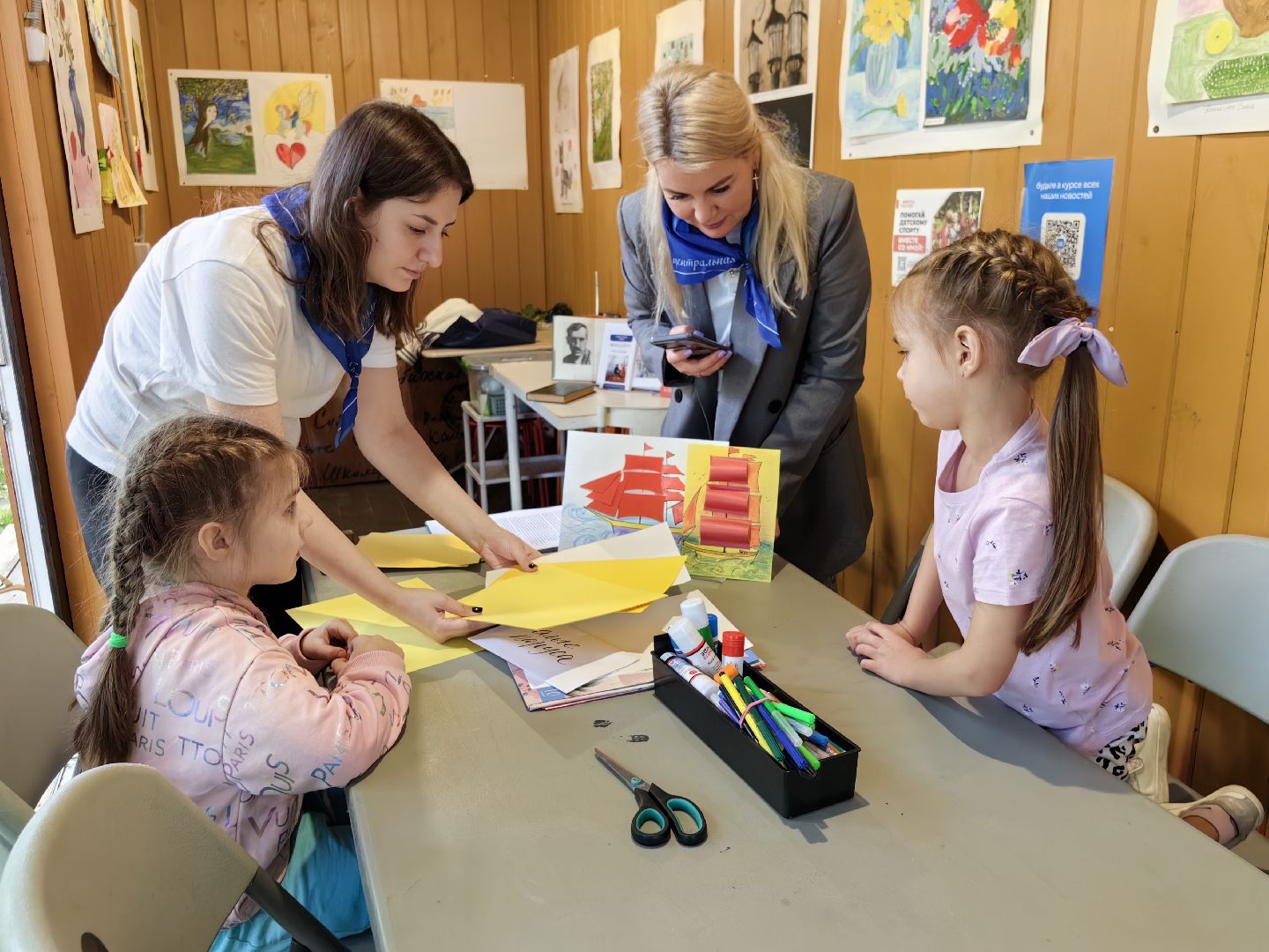 мастер-класс, корабль, клей, бумага, творчество,