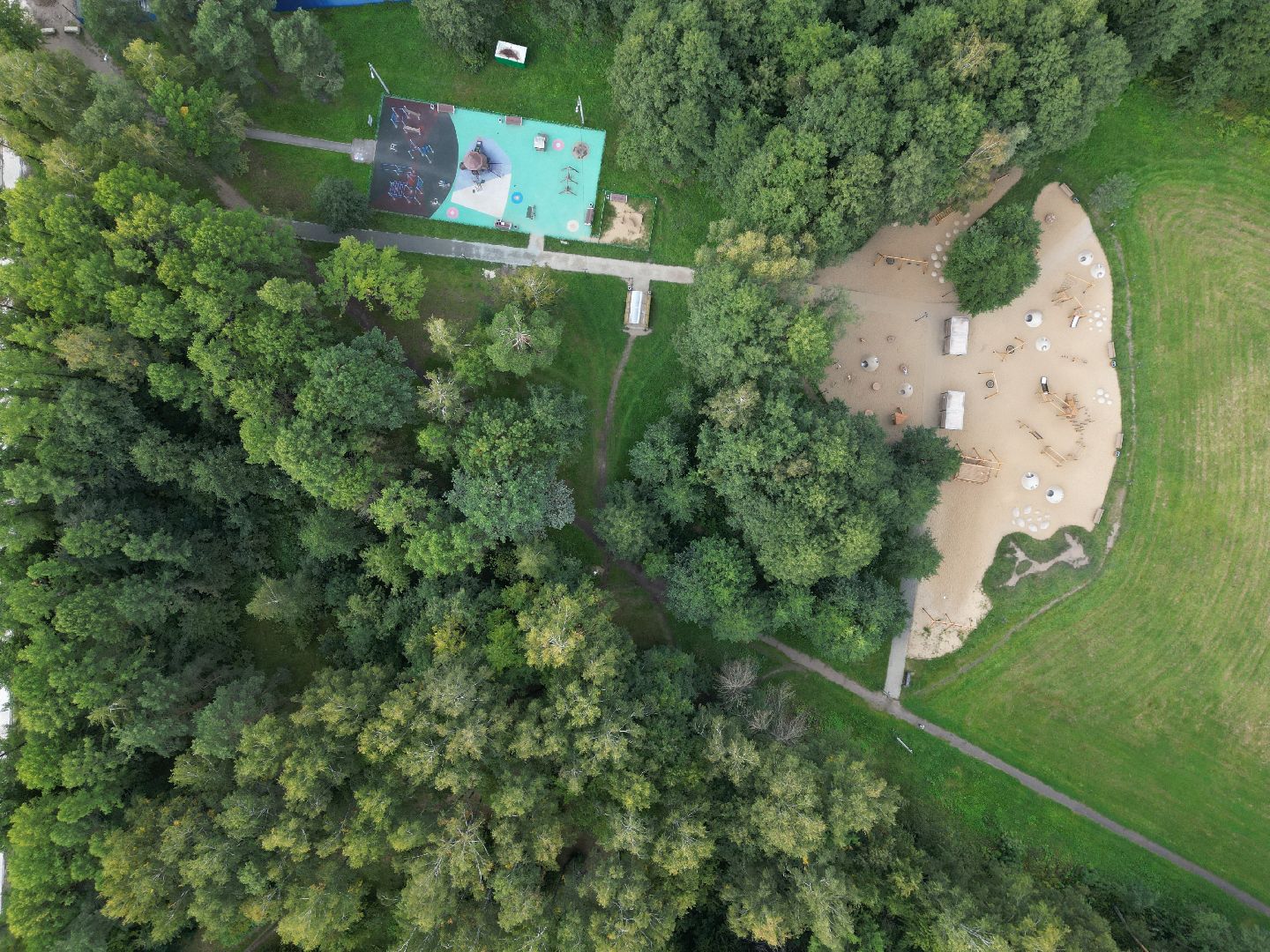 орехово-зуево, парки, благоустройство,видео с коптера,