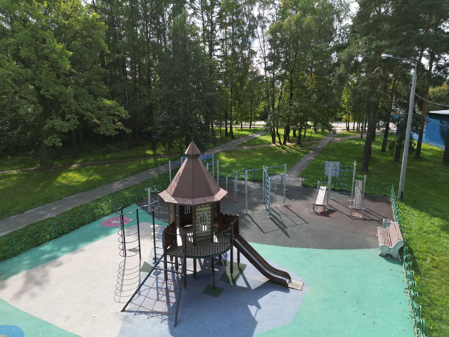 орехово-зуево, парки, благоустройство,видео с коптера,