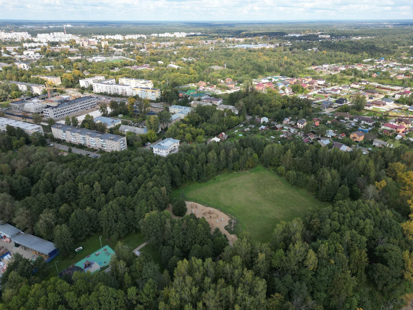 орехово-зуево, парки, благоустройство,видео с коптера,