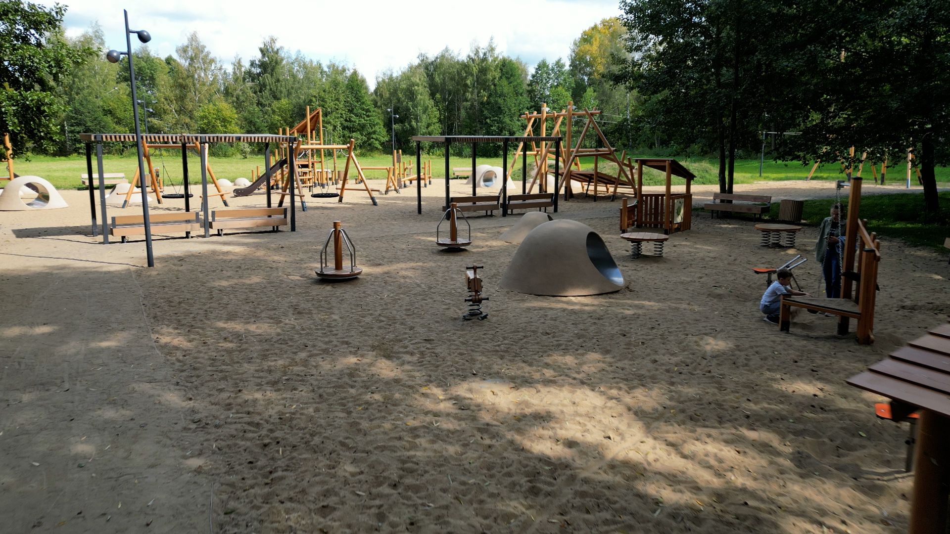 орехово-зуево, парки, благоустройство,видео с коптера,