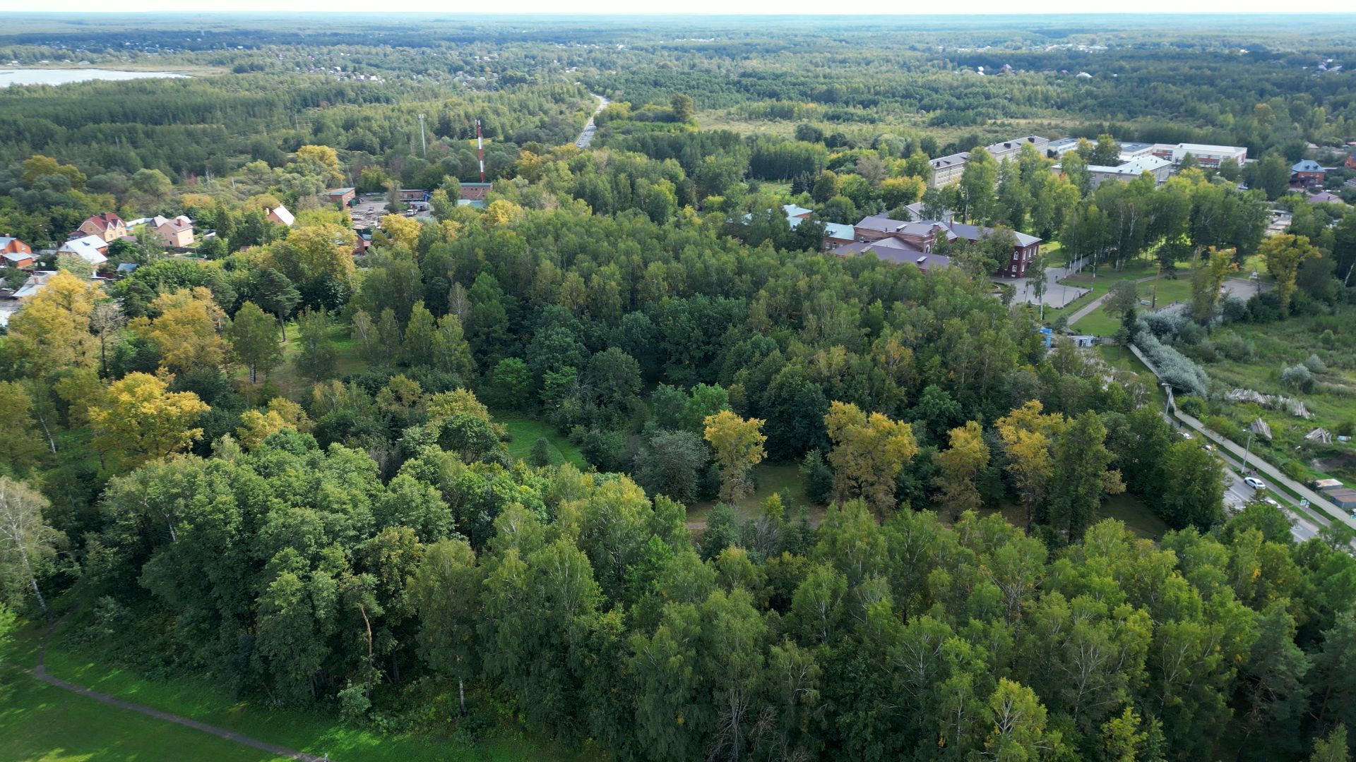 орехово-зуево, парки, благоустройство,видео с коптера,