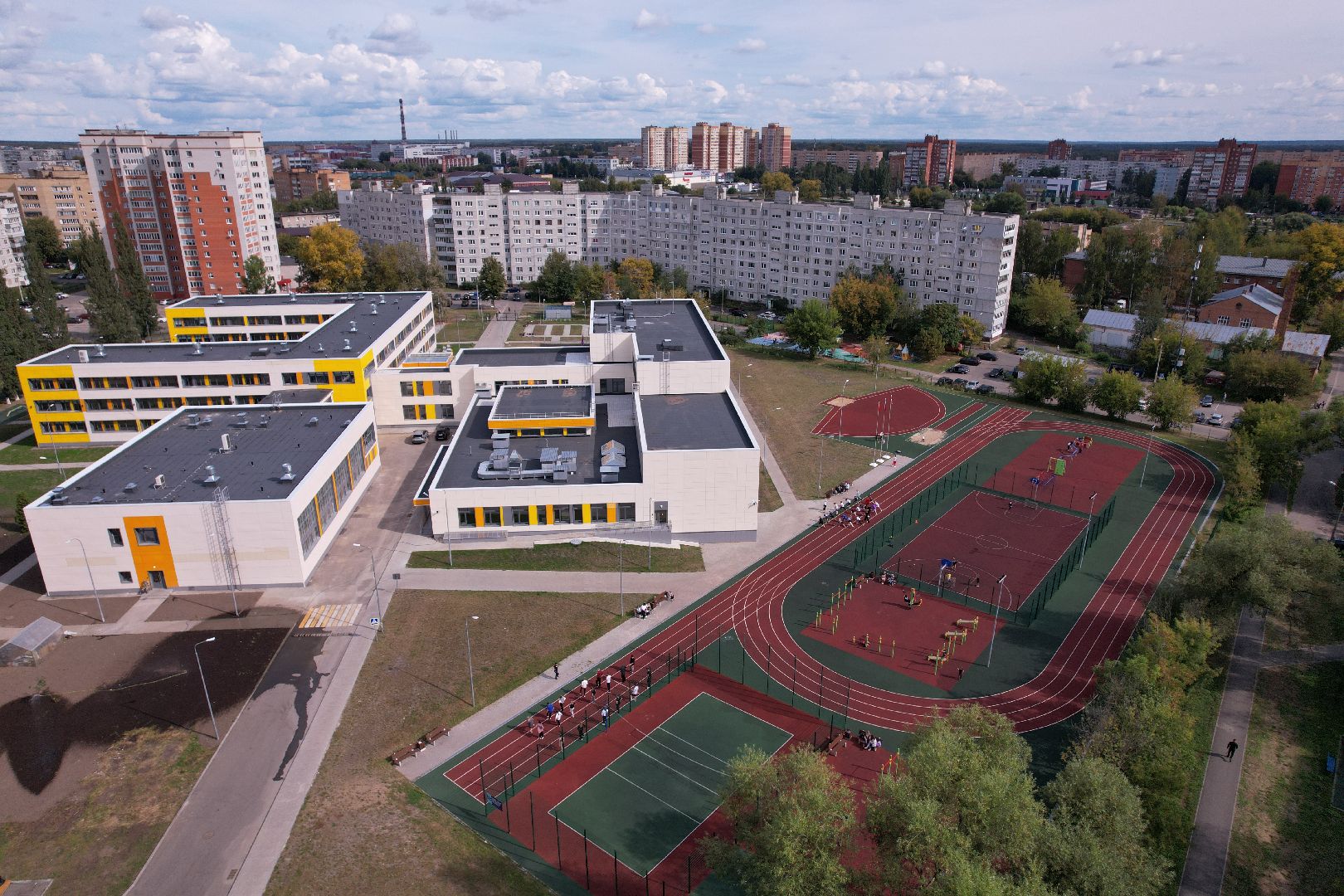 орехово-зуево, школа, строительство,видео с коптера,