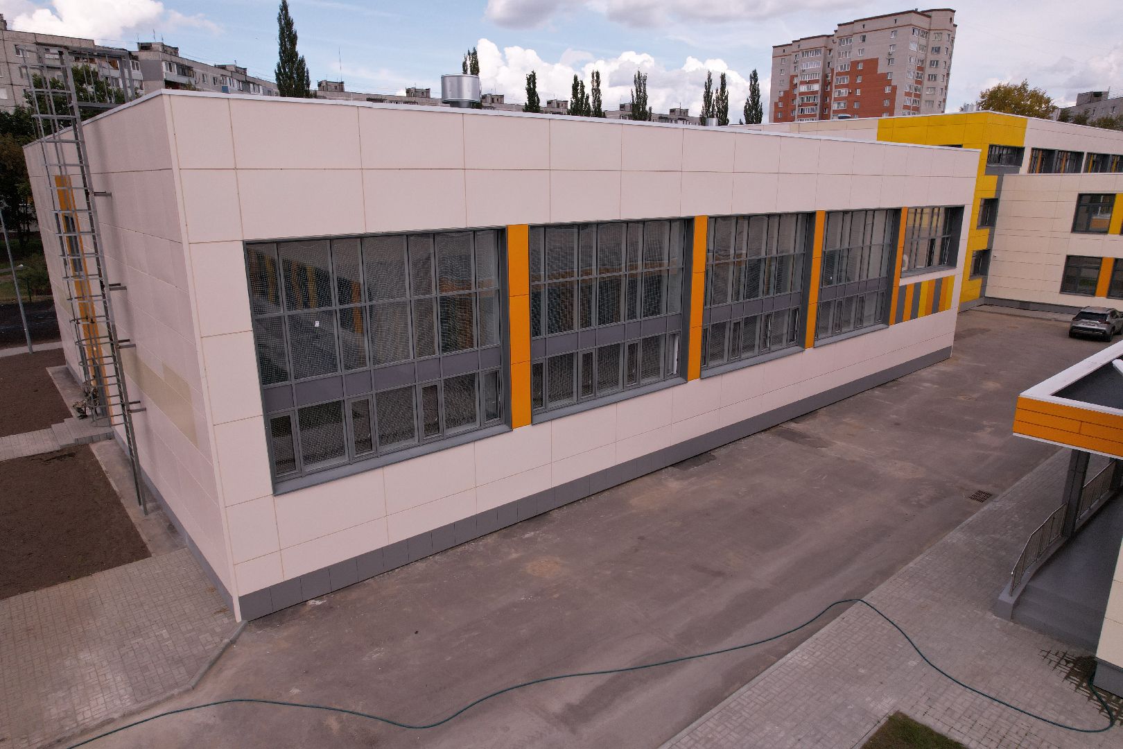 орехово-зуево, школа, строительство,видео с коптера,