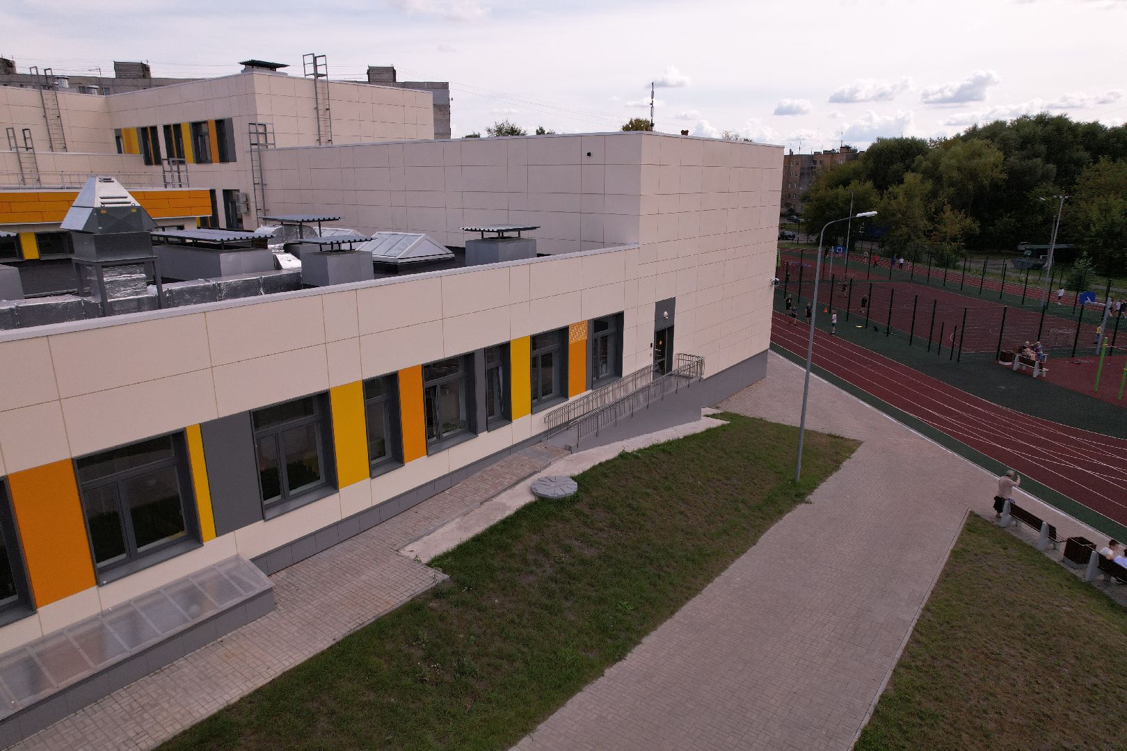 орехово-зуево, школа, строительство,видео с коптера,