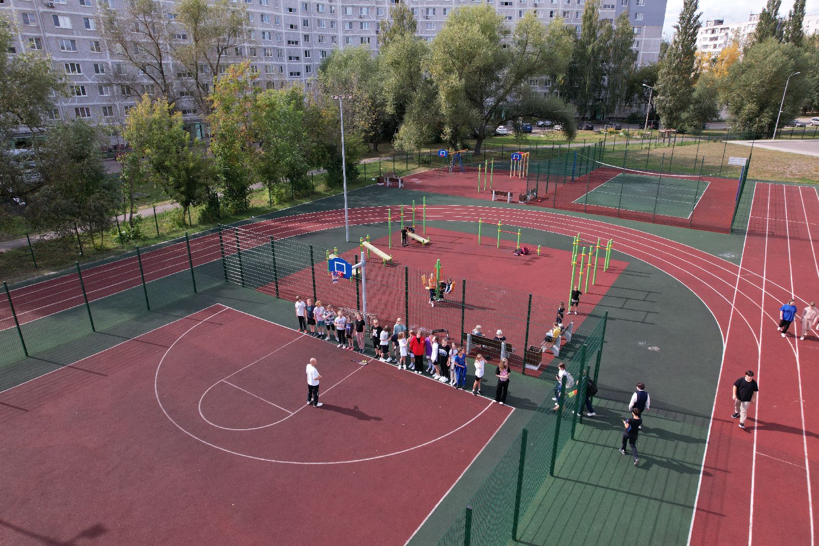 орехово-зуево, школа, строительство,видео с коптера,