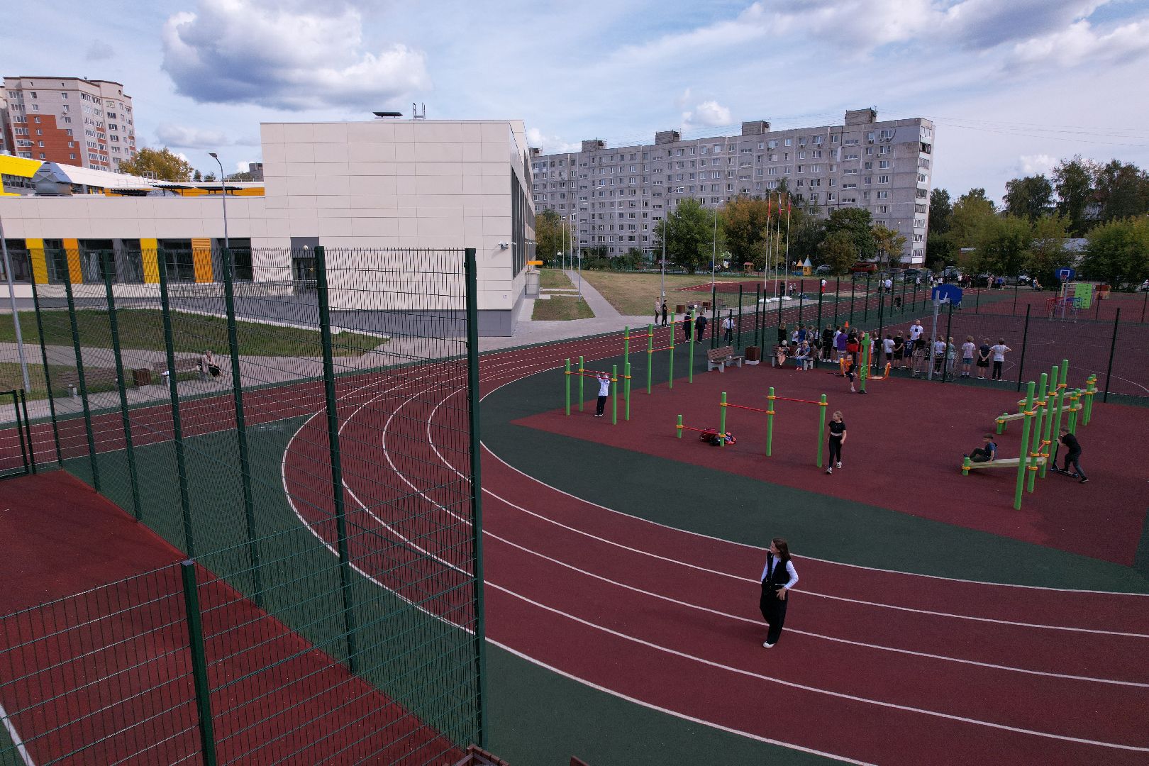 орехово-зуево, школа, строительство,видео с коптера,