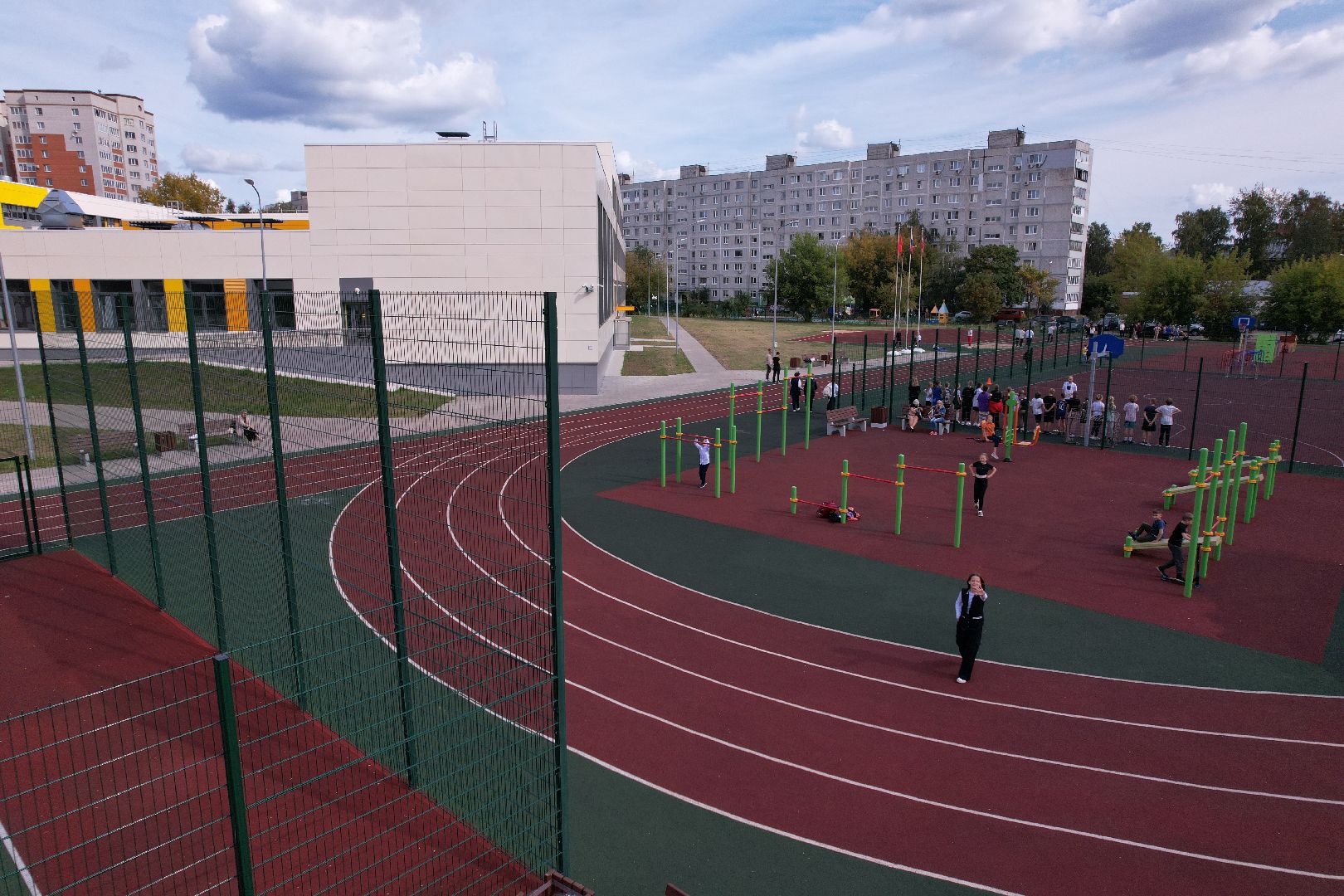 орехово-зуево, школа, строительство,видео с коптера,