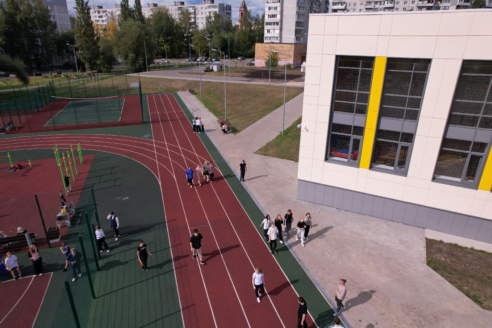 орехово-зуево, школа, строительство,видео с коптера,