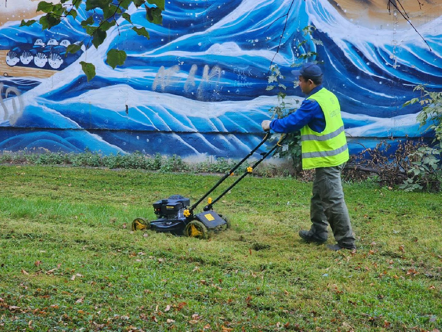 жкх, уборка дворов, покос травы, коммунальное хозяйство, дворыподмосковья,