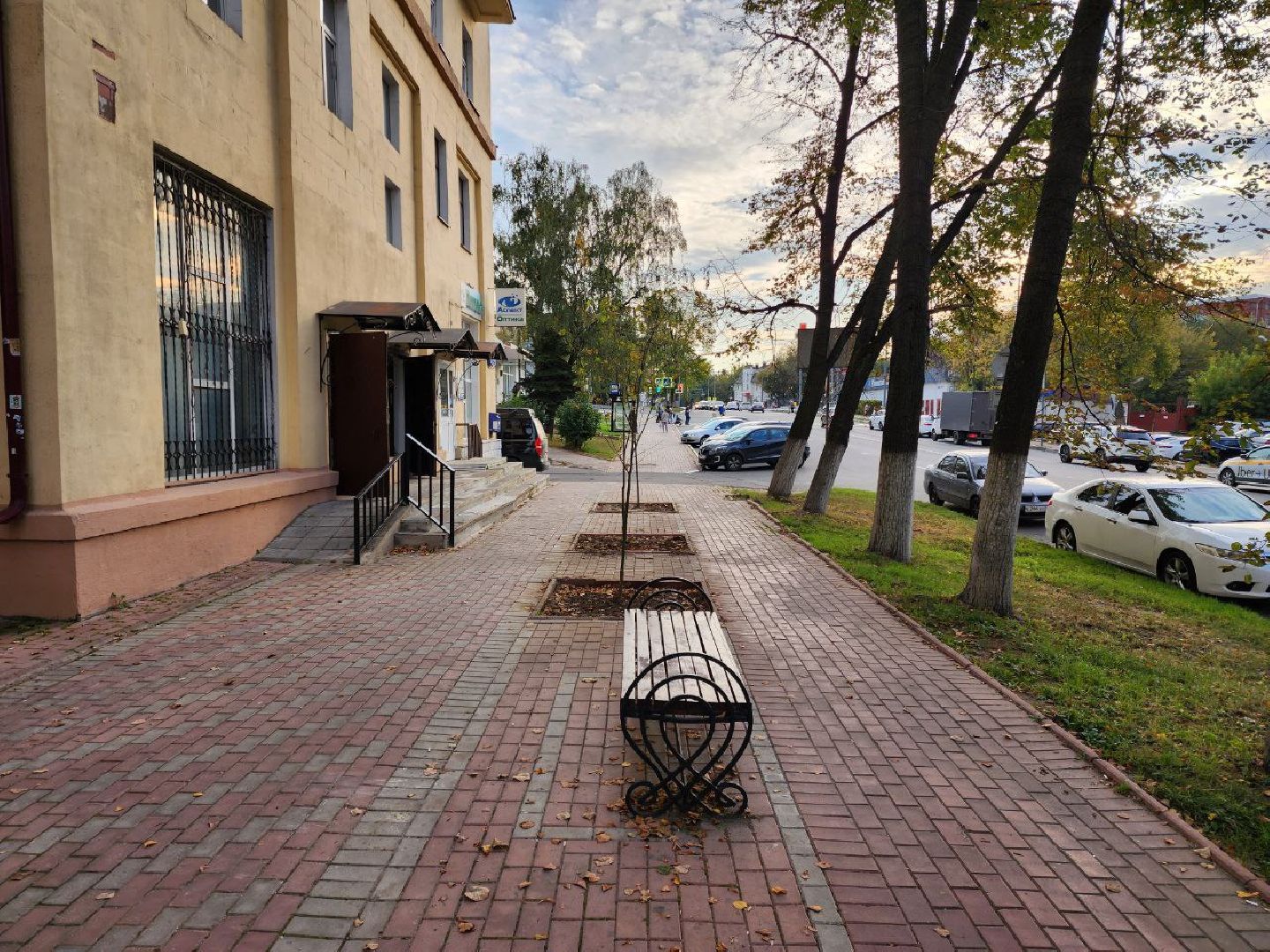 раменское, благоуйстройство, аллея из лип на центральной улице,