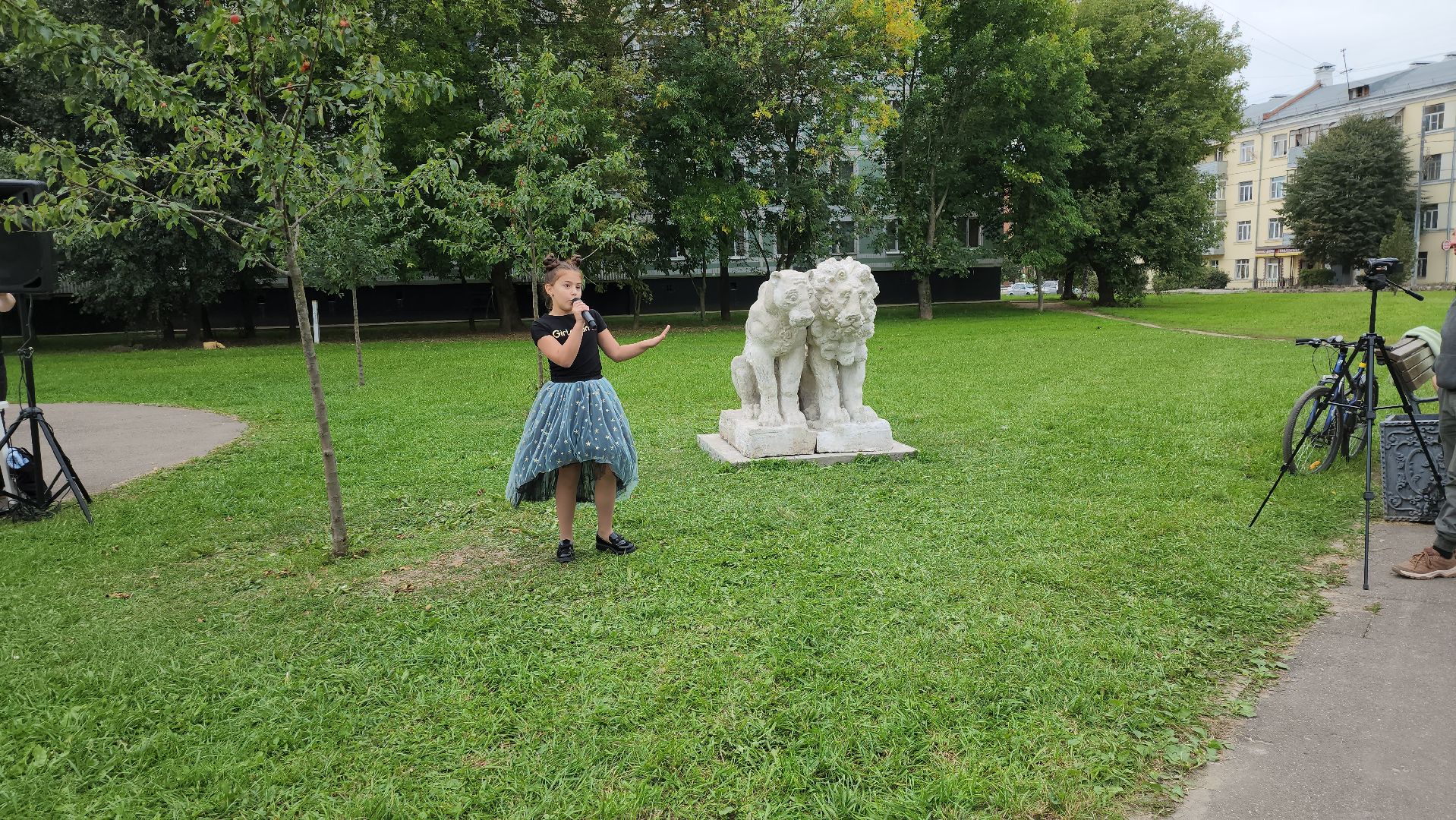 Серпухов, подмосковье, грустные львы, реставрация, сквер, волонтеры,