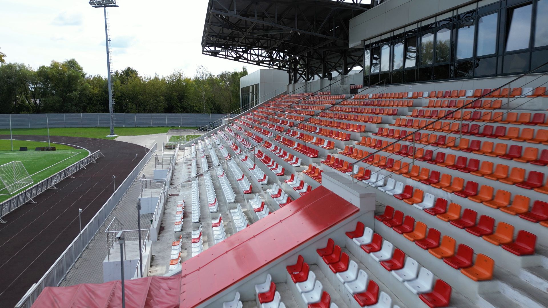 орехово-зуево, спорт, стадион,видео с коптера,