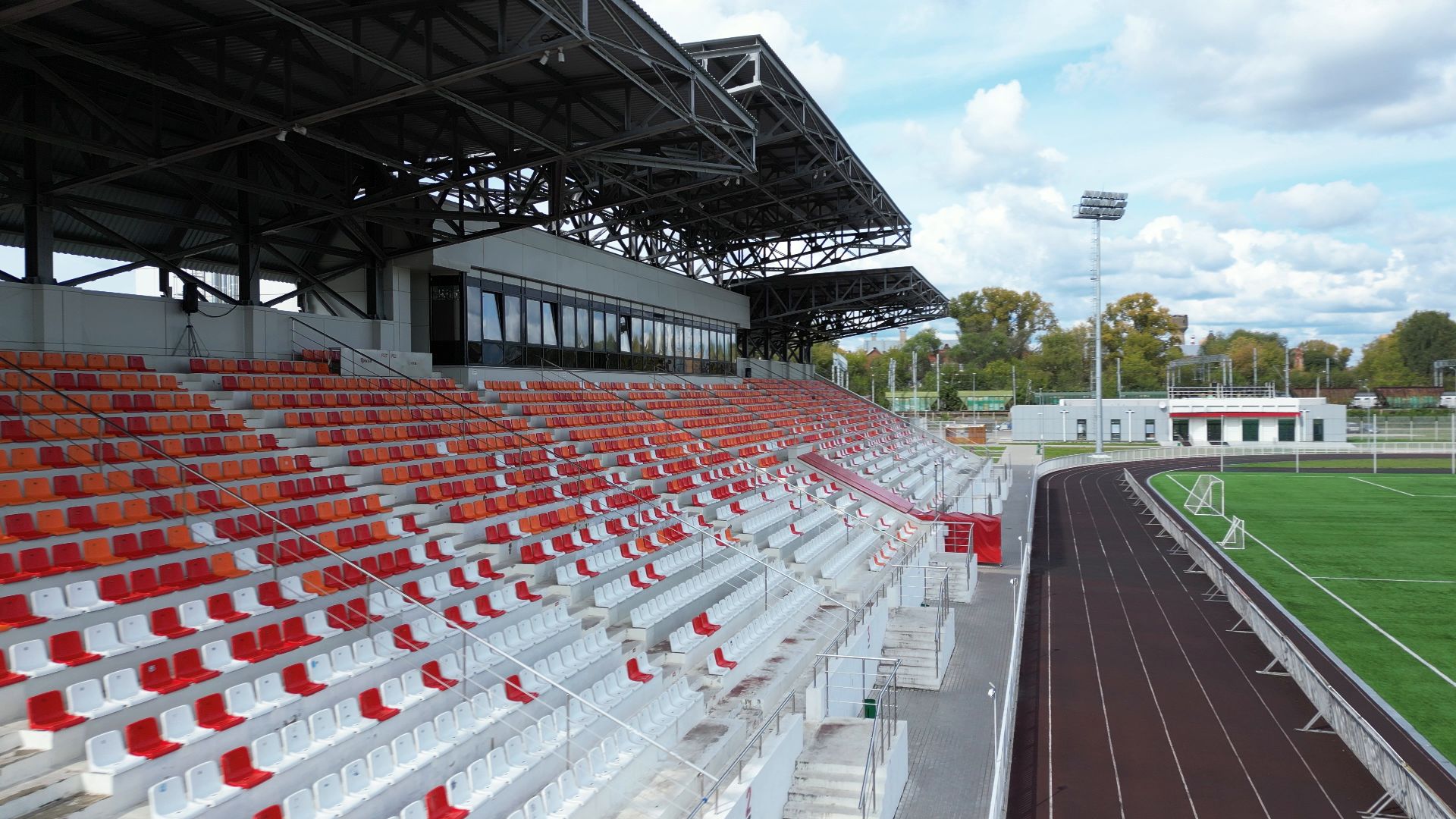 орехово-зуево, спорт, стадион,видео с коптера,