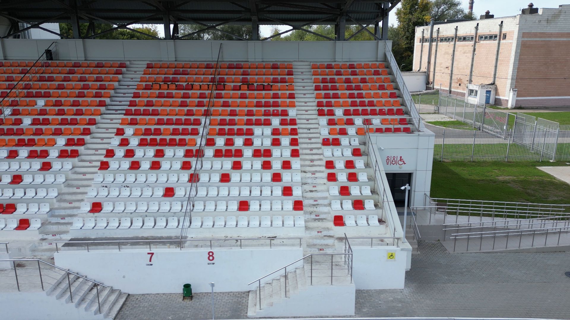 орехово-зуево, спорт, стадион,видео с коптера,