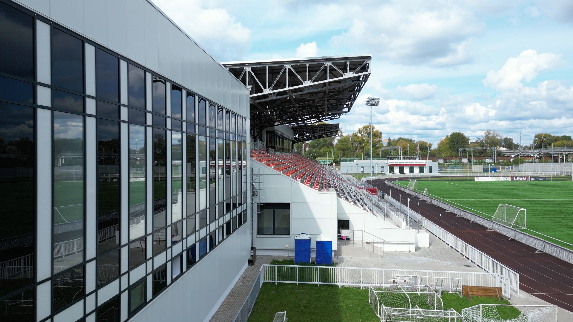 орехово-зуево, спорт, стадион,видео с коптера,