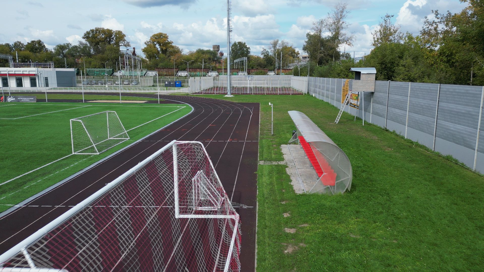 орехово-зуево, спорт, стадион,видео с коптера,