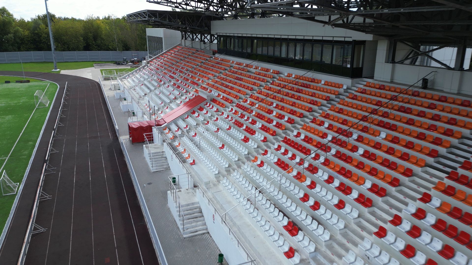 орехово-зуево, спорт, стадион,видео с коптера,