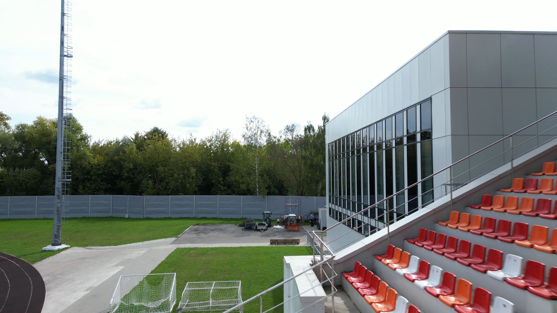 орехово-зуево, спорт, стадион,видео с коптера,