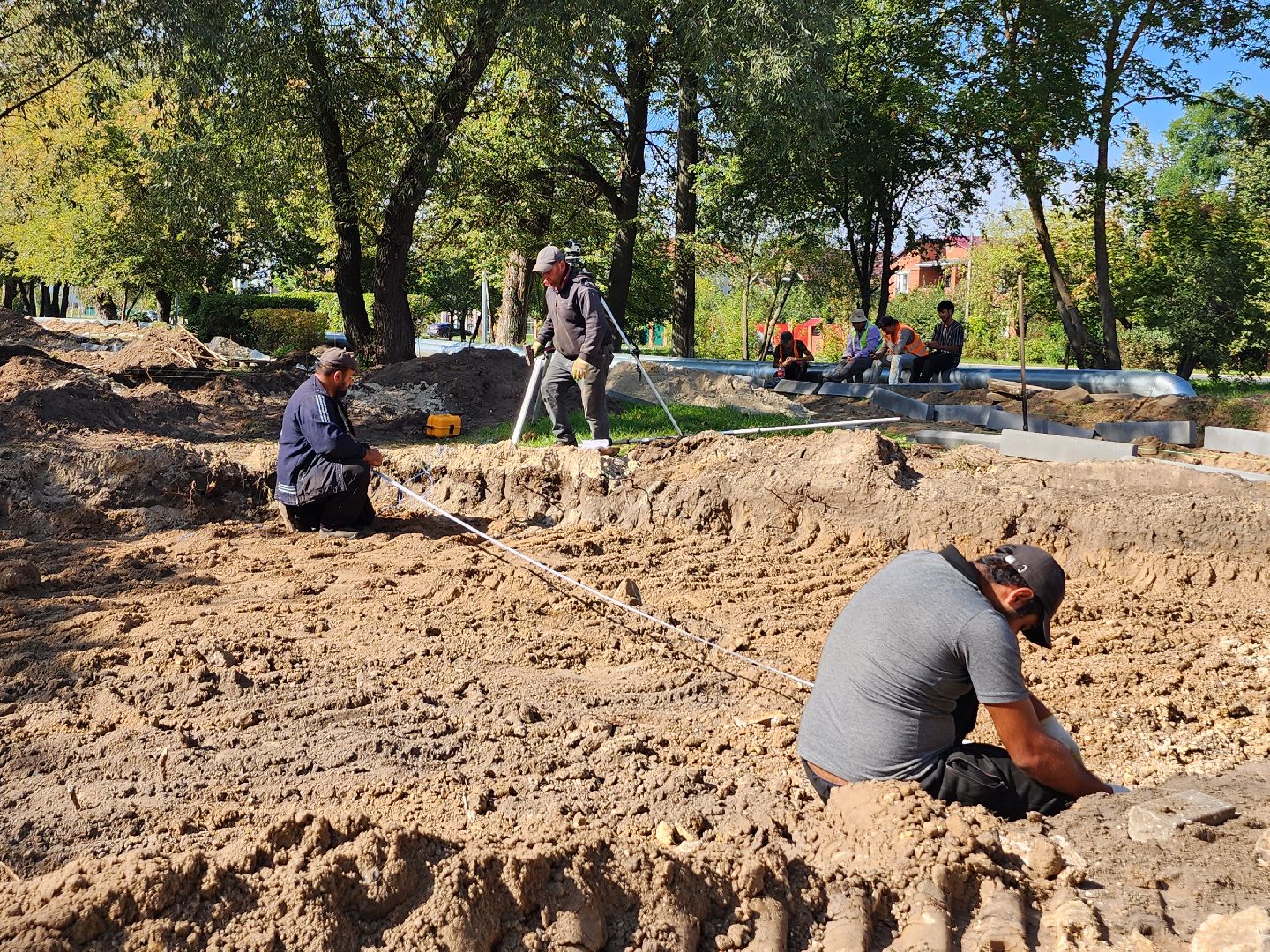 благоустройство дворов, детская игровая площадка, серпухов, поселок большевик, улица ленина,