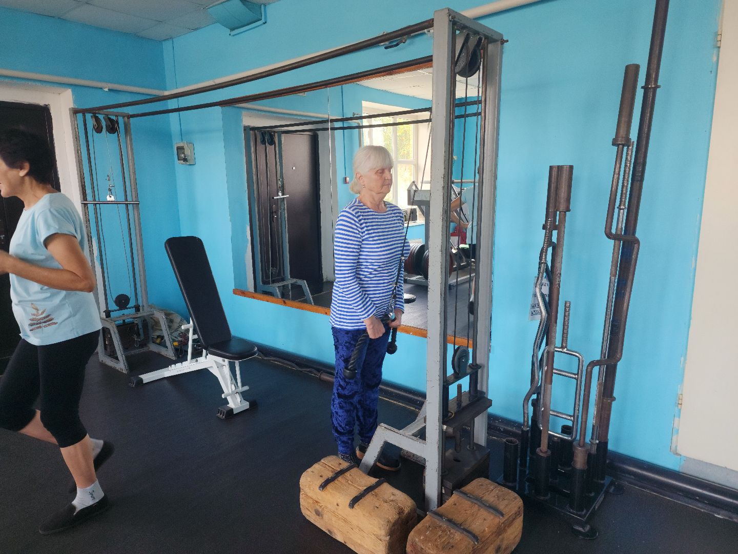 Шатура, активное долголетие, качалка, тренажерный зал, занятия,олимпийский,