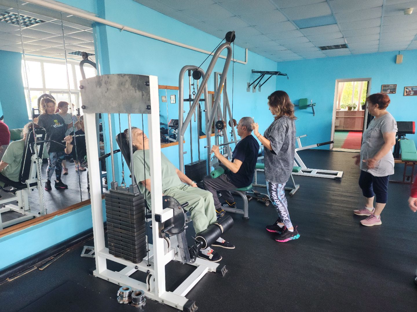 Шатура, активное долголетие, качалка, тренажерный зал, занятия,олимпийский,