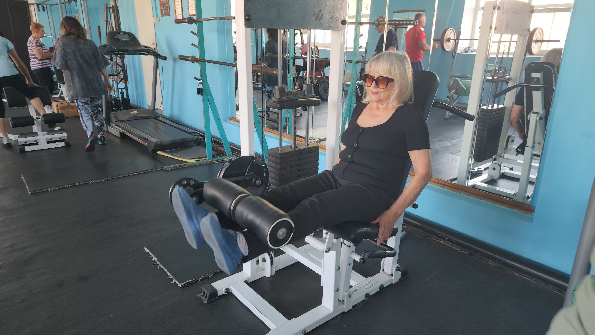 Шатура, активное долголетие, качалка, тренажерный зал, занятия,олимпийский,