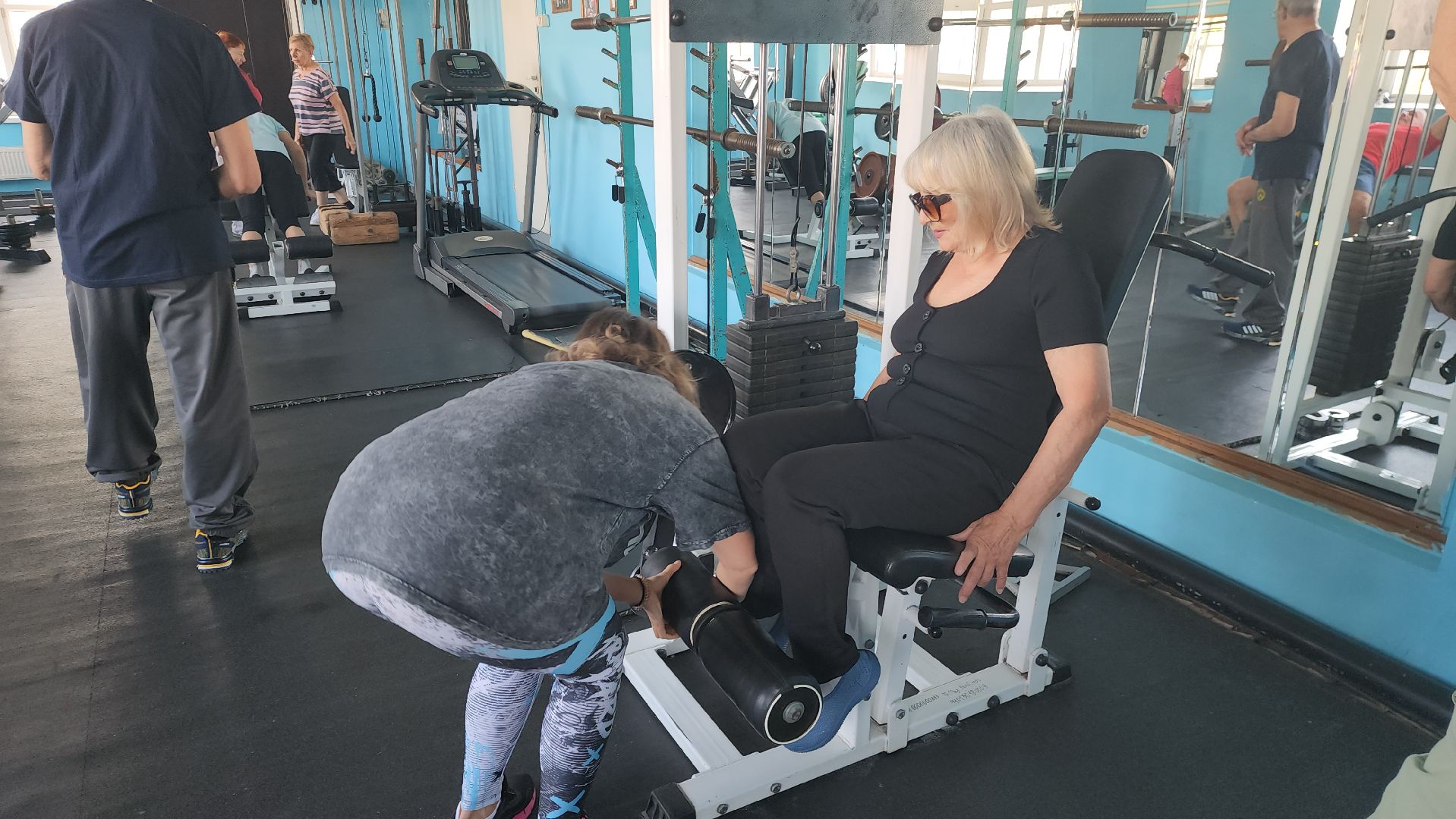 Шатура, активное долголетие, качалка, тренажерный зал, занятия,олимпийский,