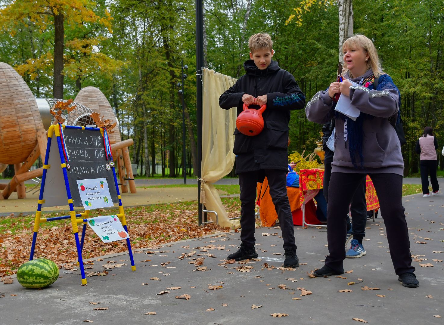 Ступино, осенний разгуляй, парки подмосковья,