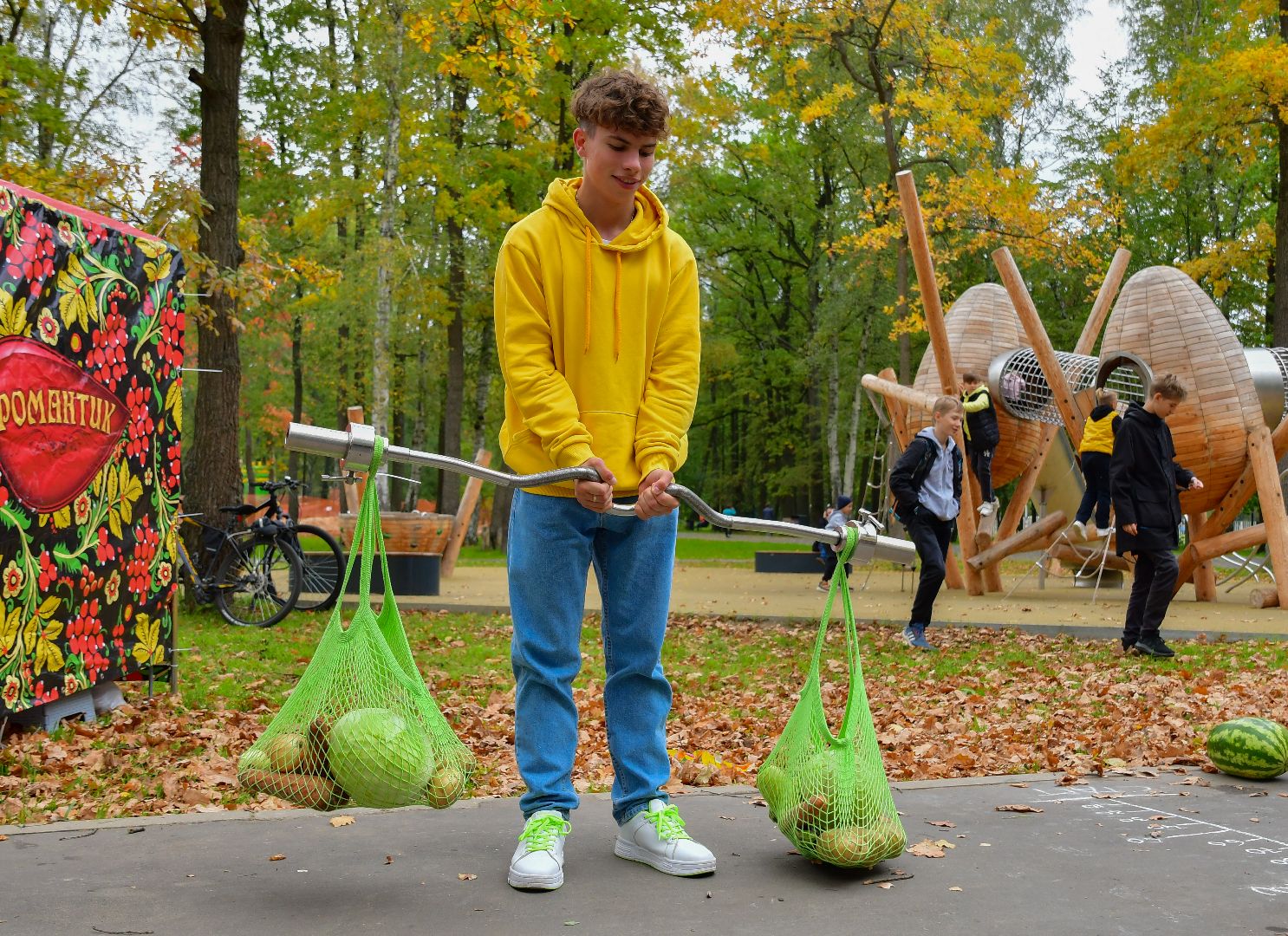 Ступино, осенний разгуляй, парки подмосковья,