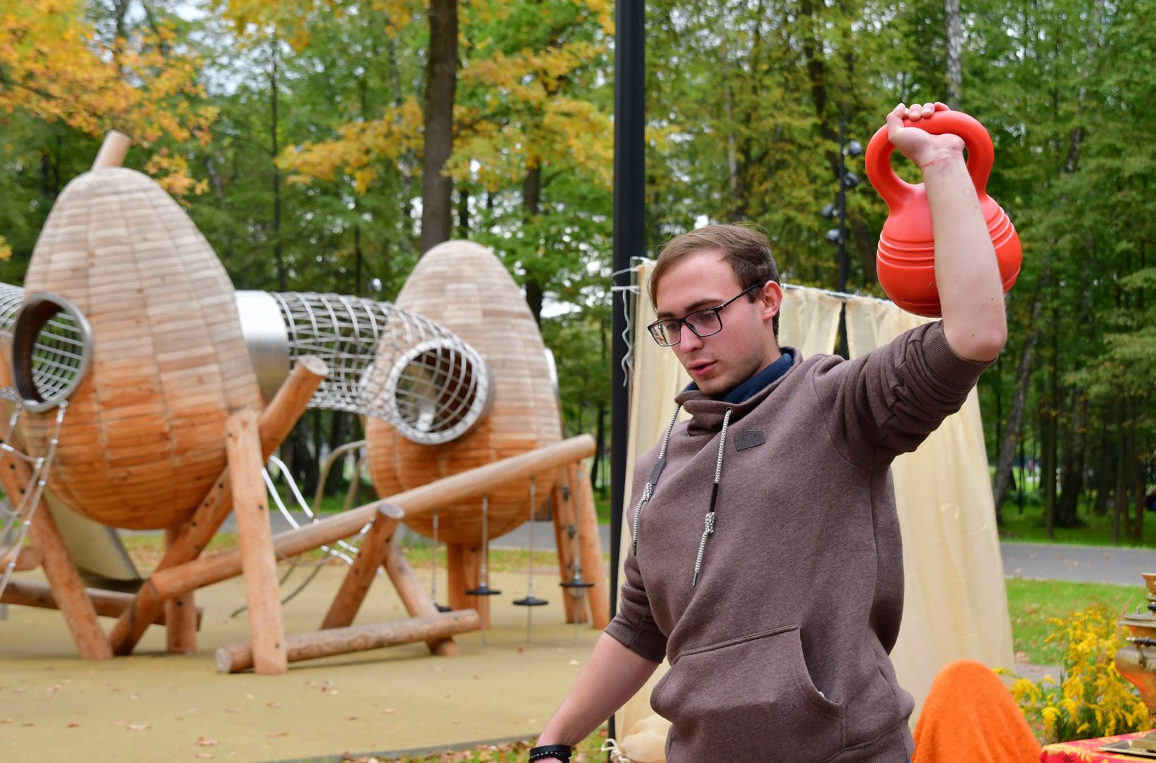 Ступино, осенний разгуляй, парки подмосковья,