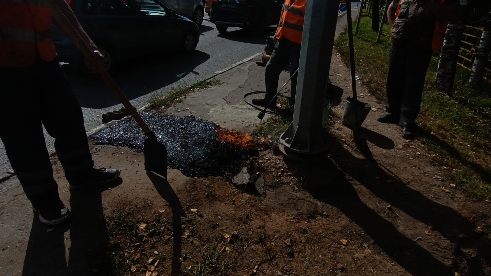 лобня, дорога, благоустройство,