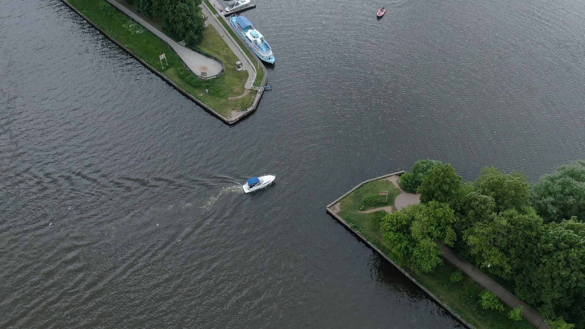 Химки, строительство, яхты,видео с коптера,