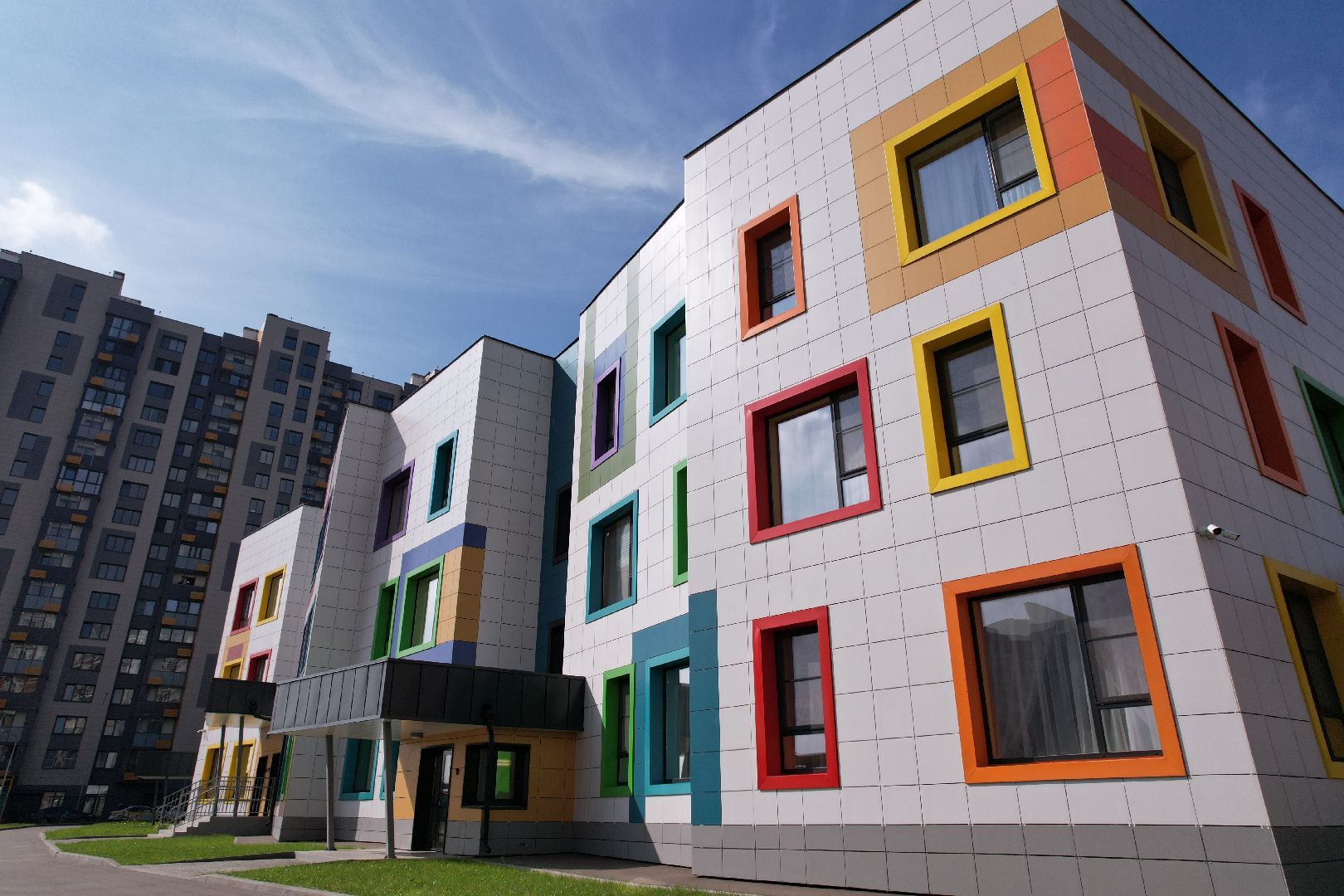 садик, дети, учеба,видео с коптера,