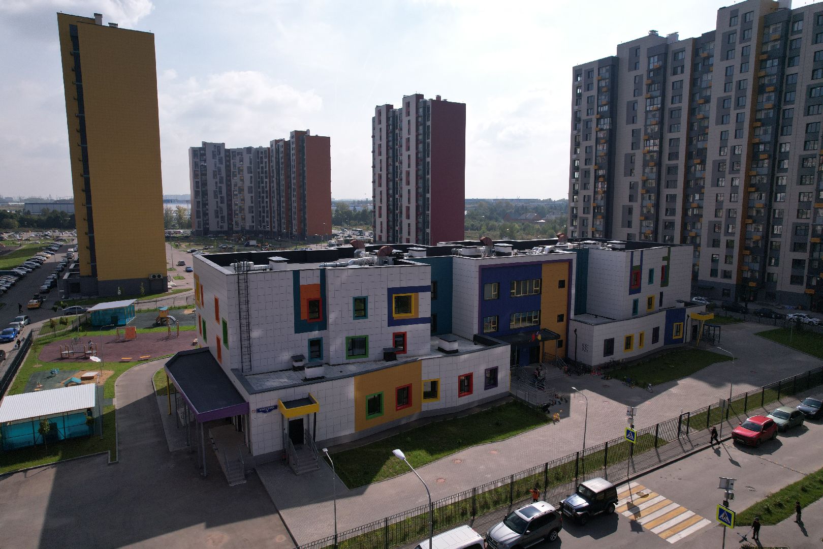 садик, дети, учеба,видео с коптера,