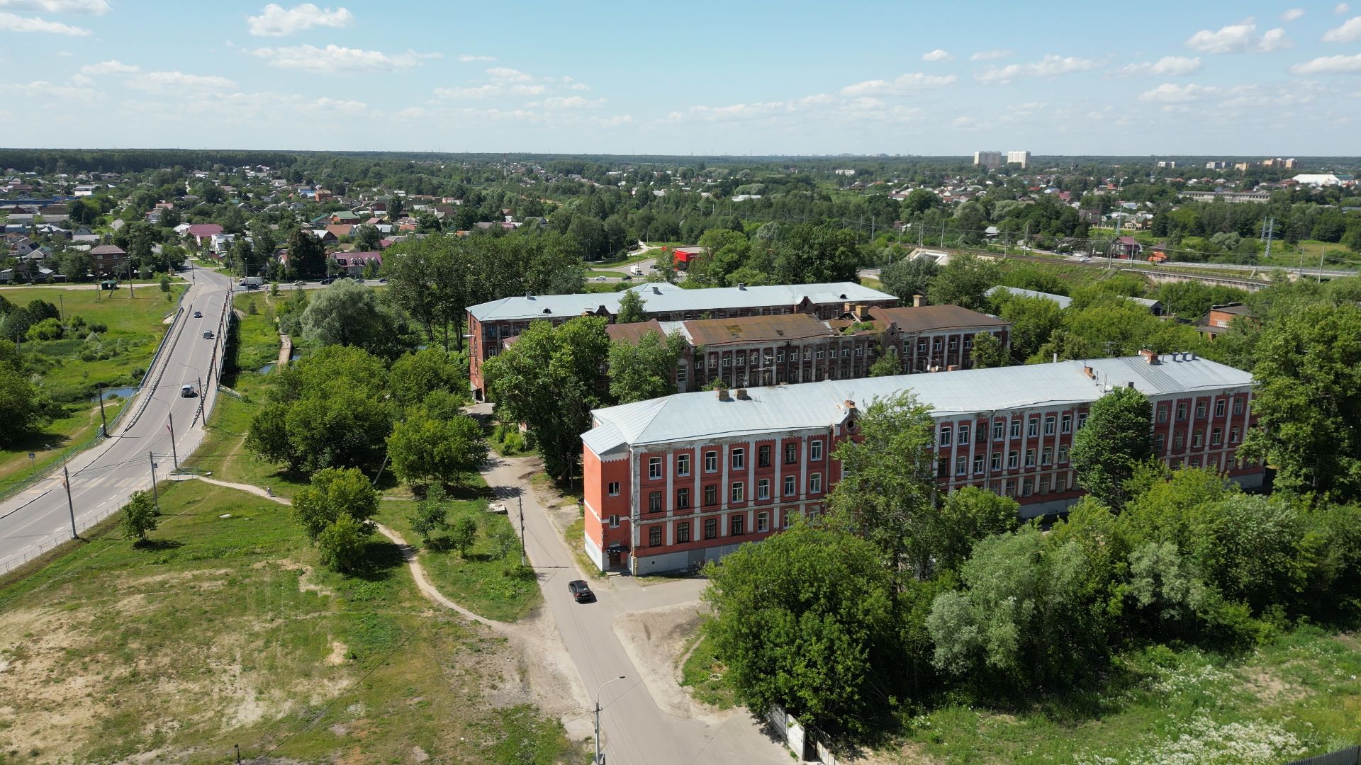 павловский посад, строительство, снос,видео с коптера,