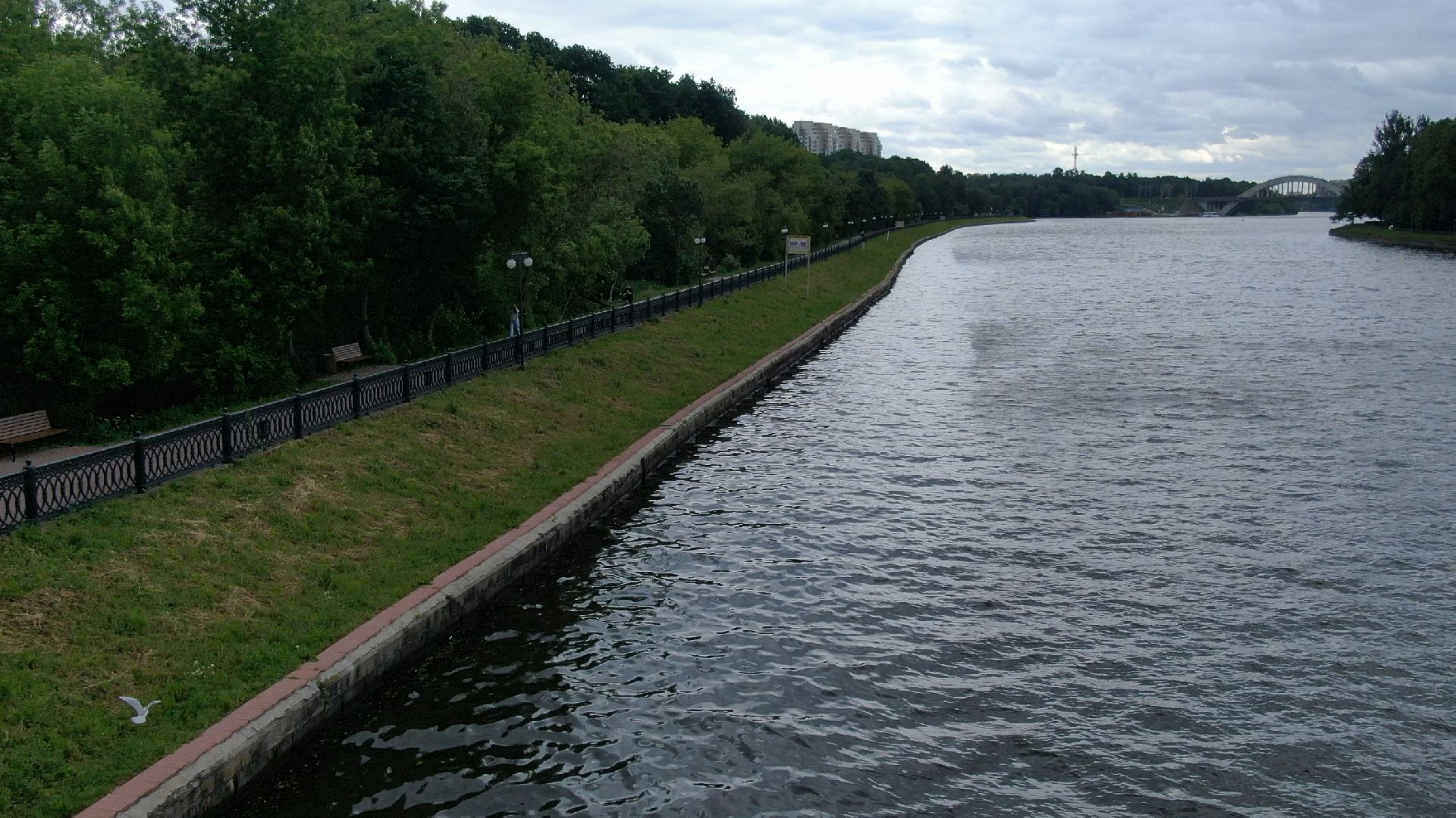 Химки, парк, спорт,видео с коптера,