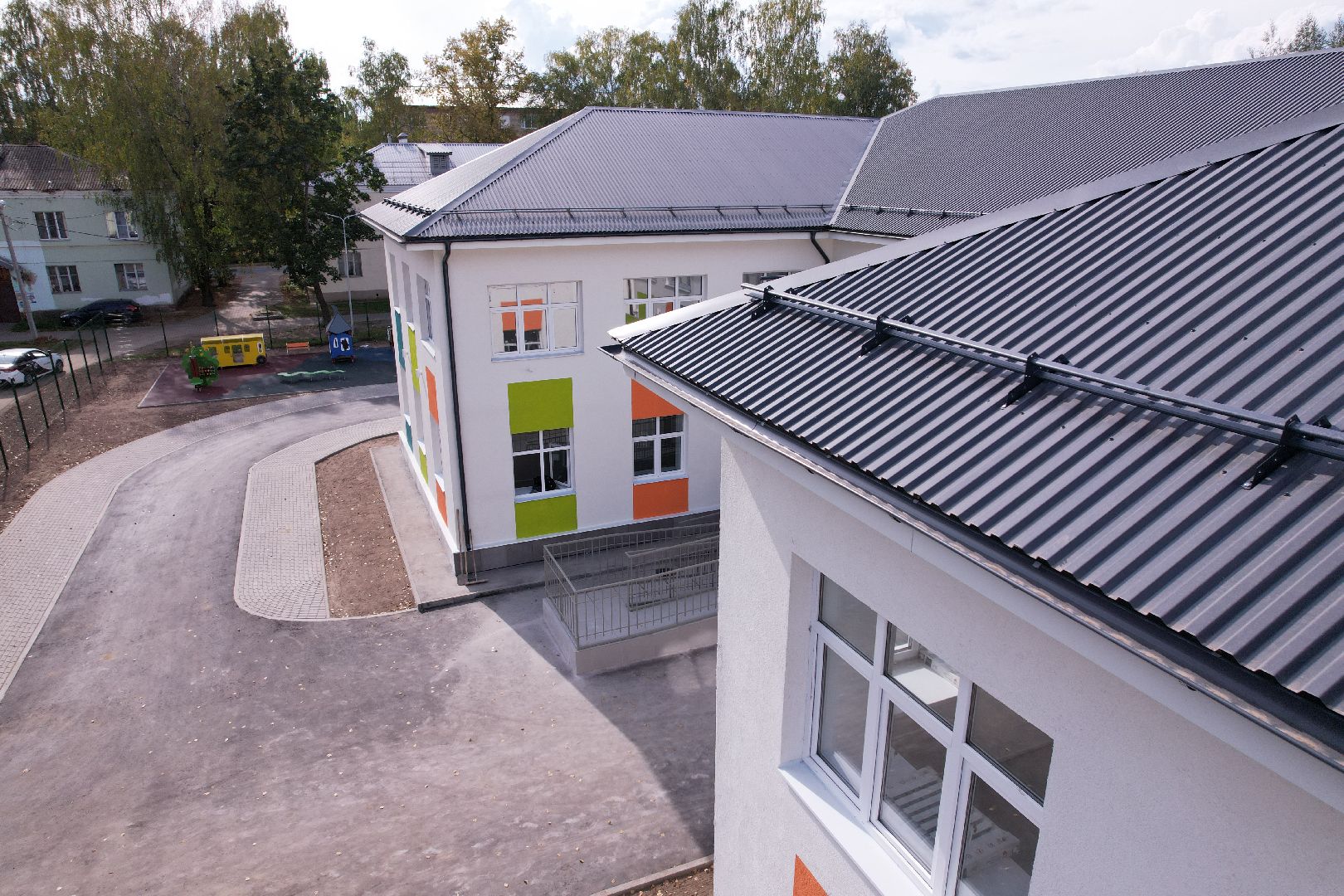 сад, учеба, дети,видео с коптера,