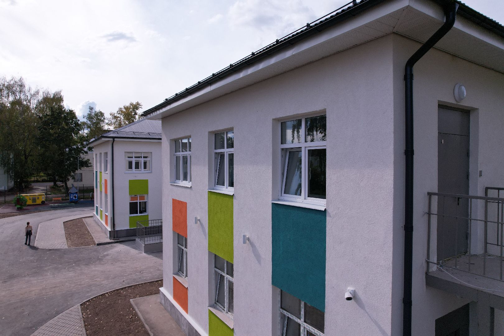 сад, учеба, дети,видео с коптера,