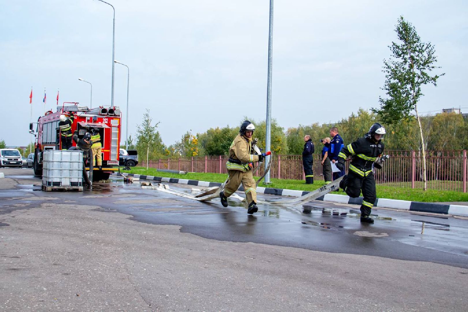 Подольск, пожарные, Соревнования, Поофессионализм,