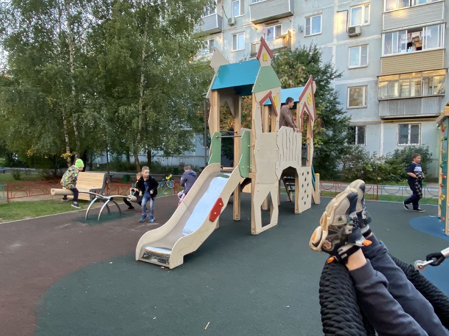 Балашиха, Микрорайон Агрогородок, детская игровая площадка, детская площадка,