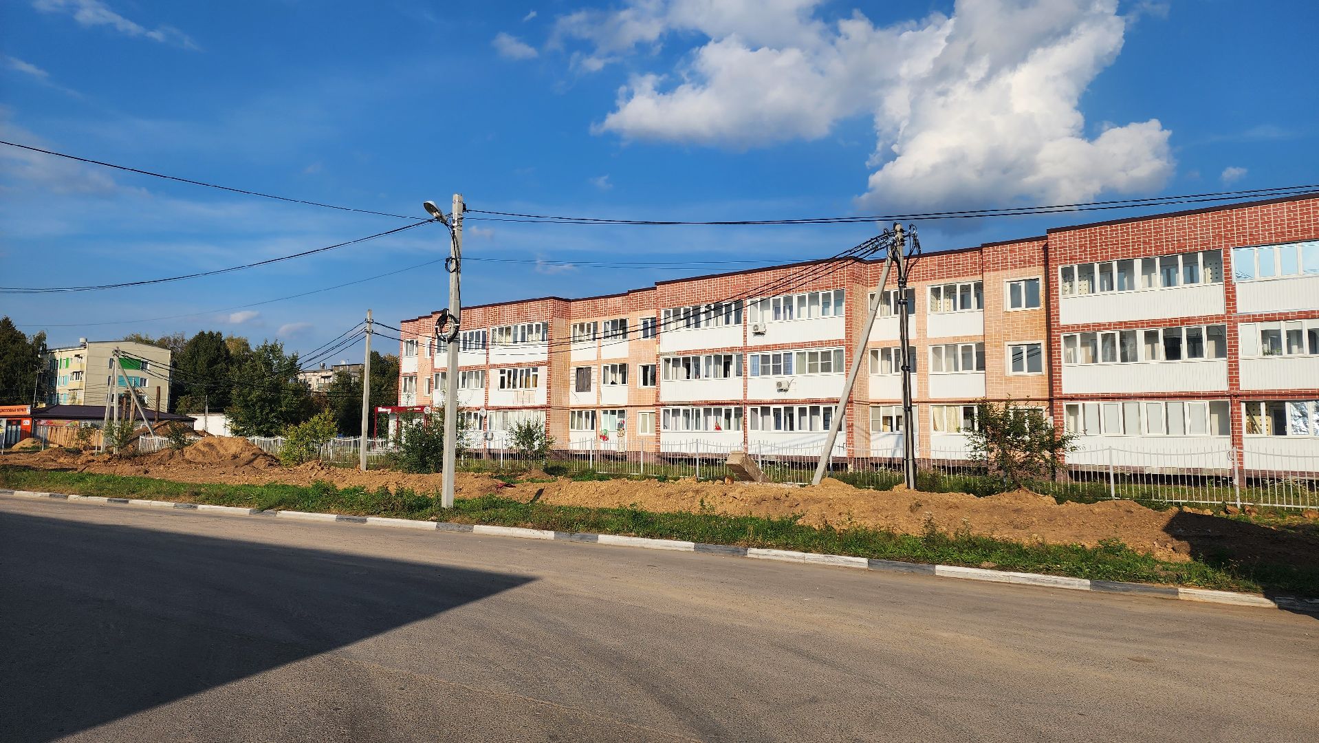 кашира, ремонт дорог, тротуар, водопровод,