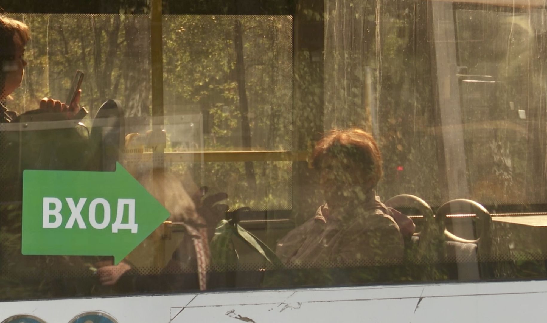 Клин, общество, транспорт, автобусы, люди,